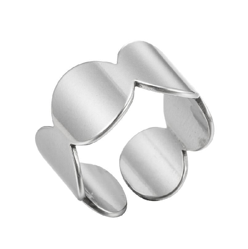 Venta al por mayor Ahueca hacia fuera los anillos cruzados de acero inoxidable